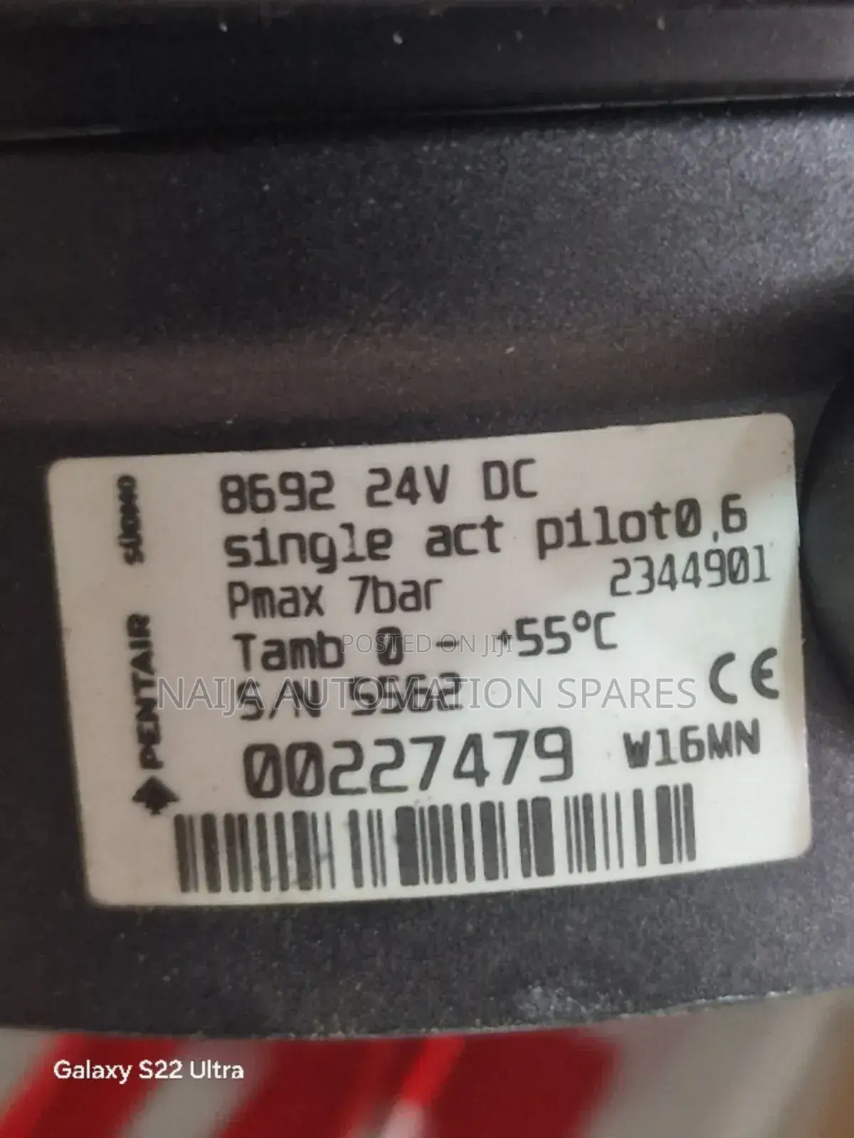 8692 24v Dc Single Act Pilot | Sudmo | Pentair