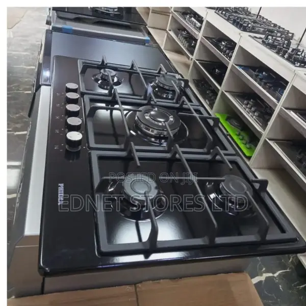 Phiima 90cm Stainless 5 Burner Built-in Cookertop Hob