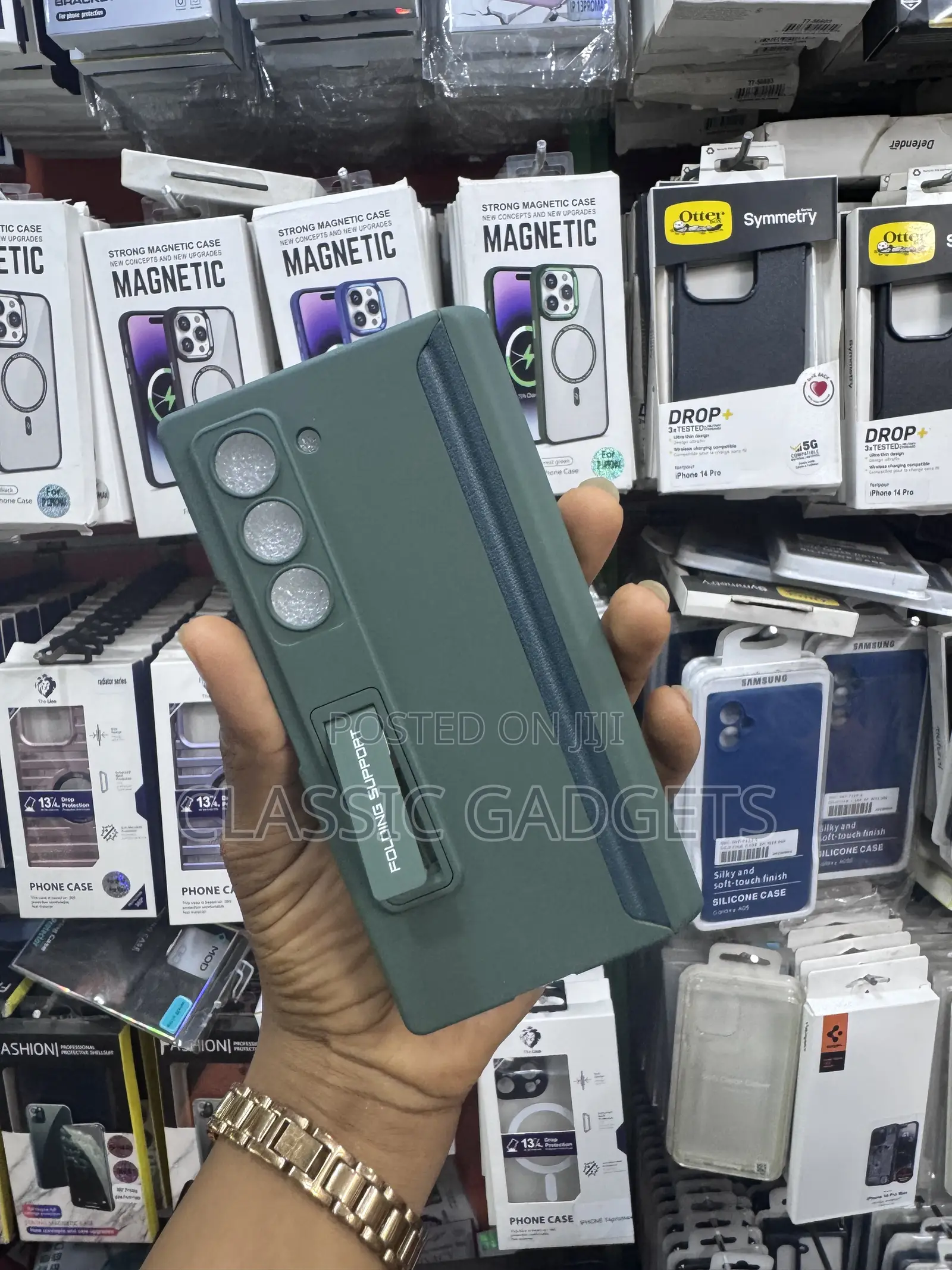 Case With Stand, Pen Space and Front Glass for Galaxyz Fold6