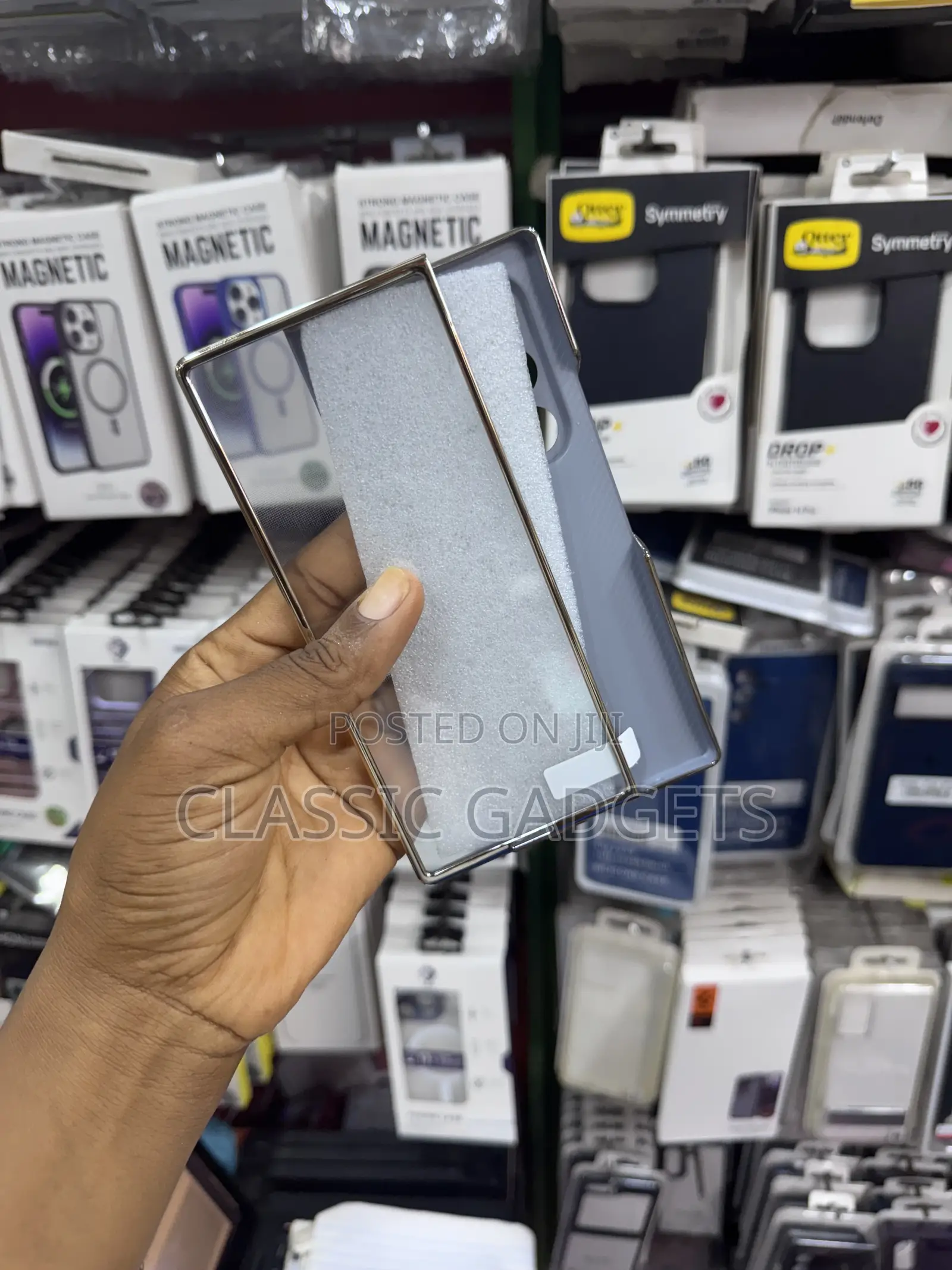 Plain Design Marble Slim Cover for Galaxy Z Fold 6