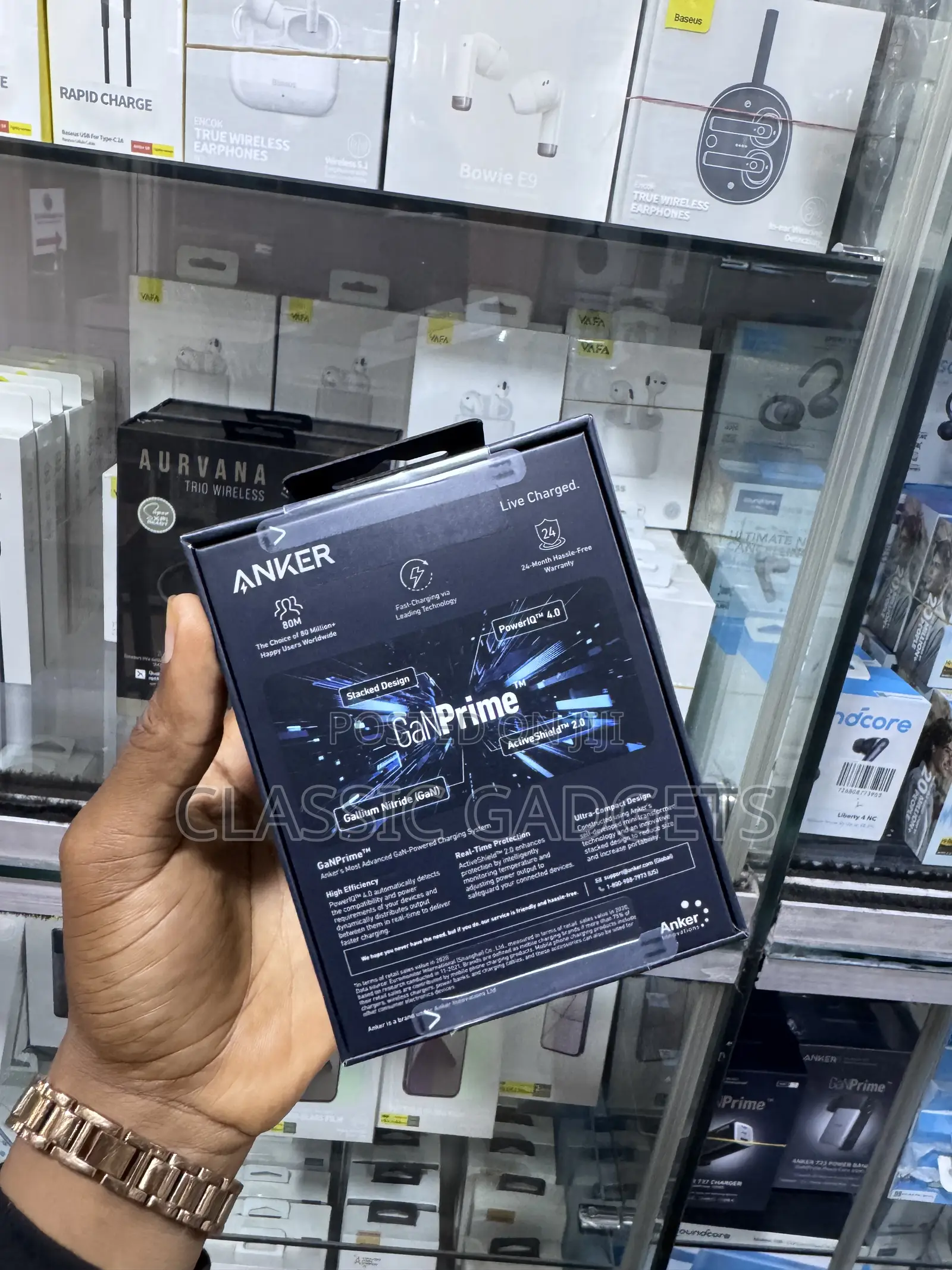 Anker 735 Charger Ganprime 65W With 3 Ports