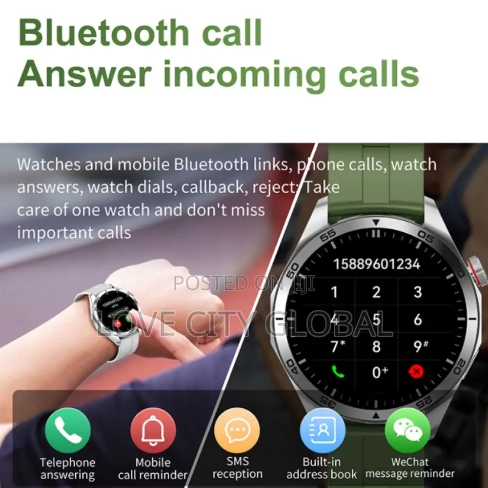 GT4 Max Suit 2.3” Screen Smartwatch, TWS Earphone, 7 Straps