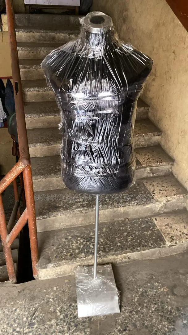 Male Mannequin With Metal Base.