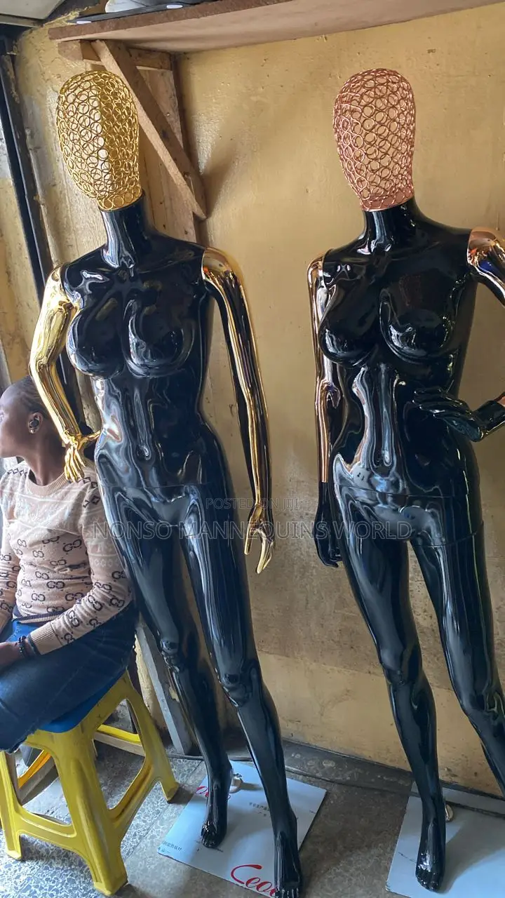 Size 10 Chrome Mannequins of Different Colours Available
