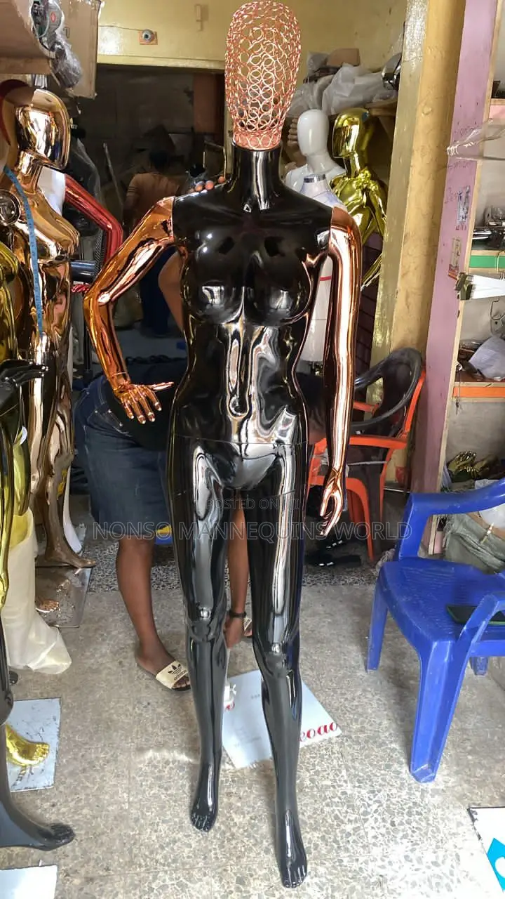 Size 10 Chrome Mannequins of Different Colours Available