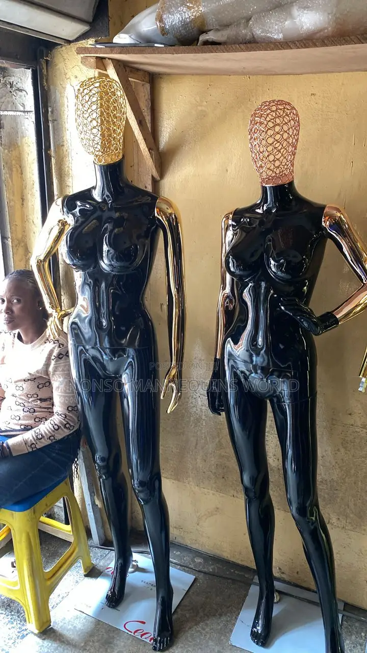 Size 10 Chrome Mannequins of Different Colours Available