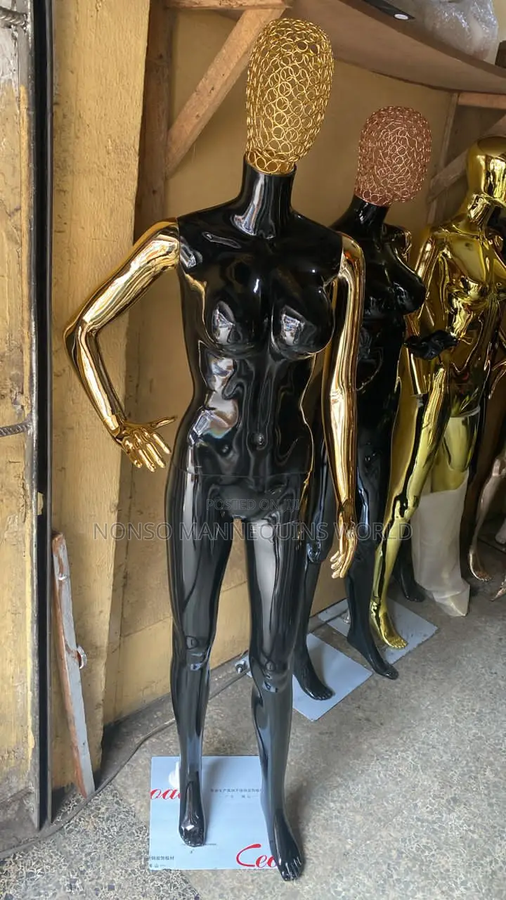 Size 10 Chrome Mannequins of Different Colours Available
