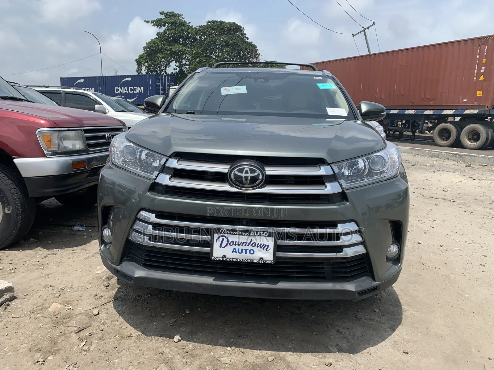 Toyota Highlander Limited 4x4 V6 (3.5L 6cyl 8A) 2017 Green