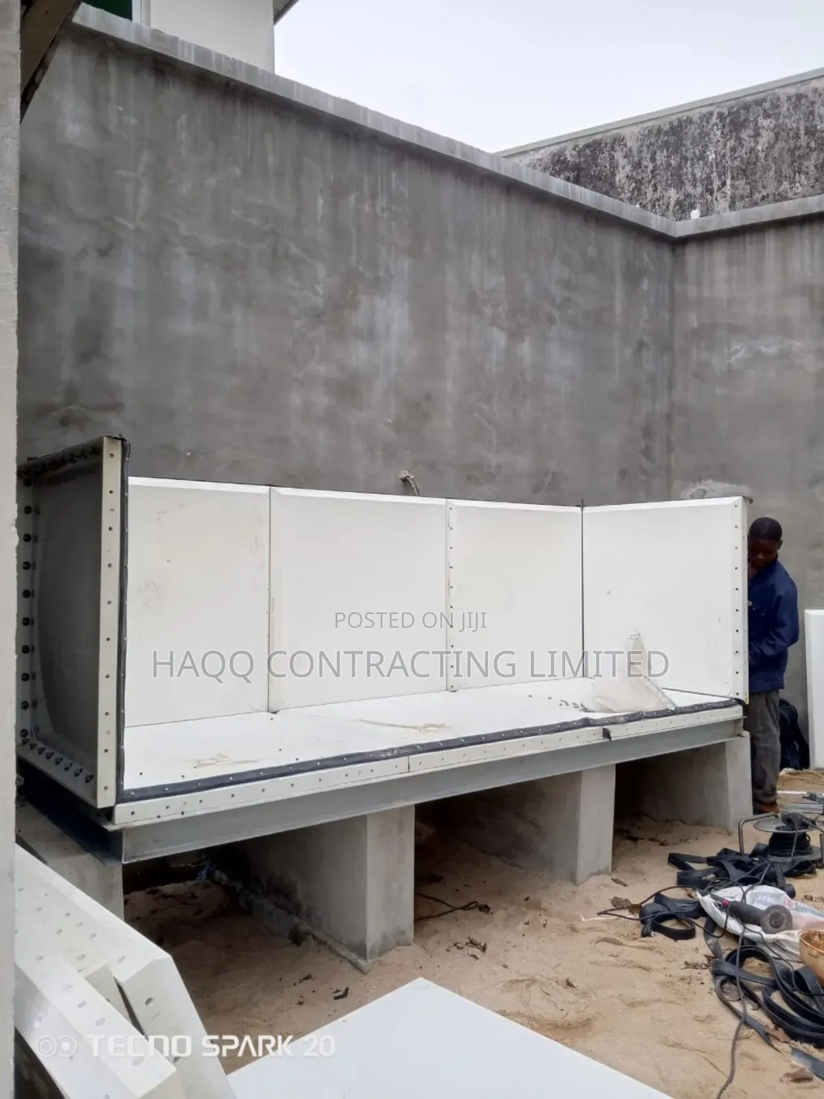 Water Storage Tank, Fibreglass GRP, Braithwaite Panel Expert