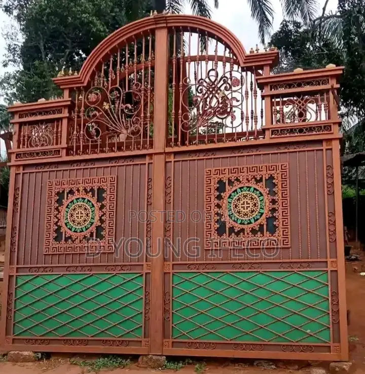 Well Design Wrought Iron Gate