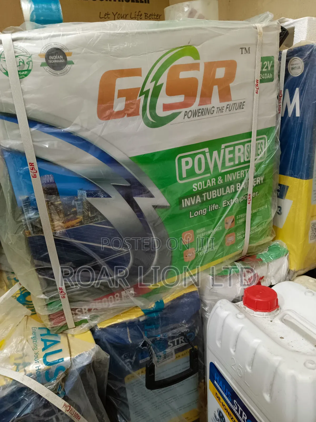 GSR 240ah Tubular Battery