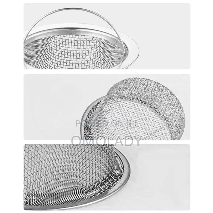 Stainless Steel Sink Strainer Basket Filter With Handle -1pc