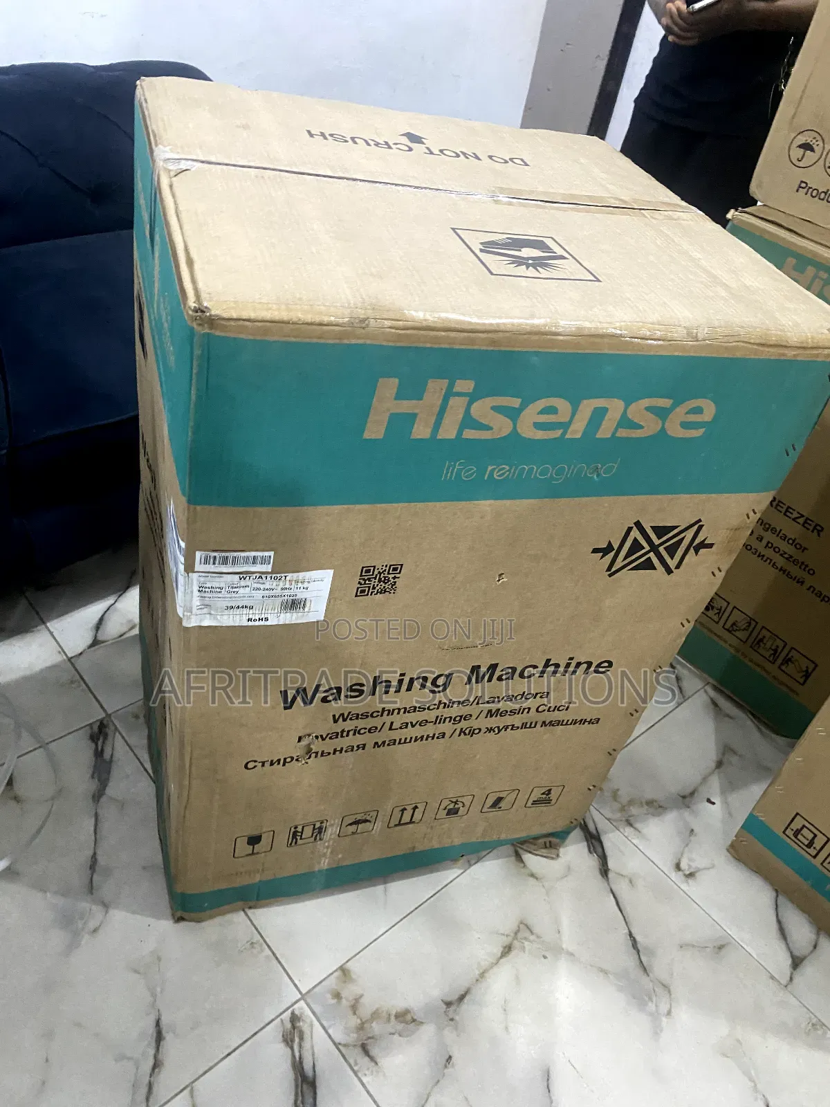 Durable Hisense 11kg Wm1112t-Wtja Automatic Washing Machine