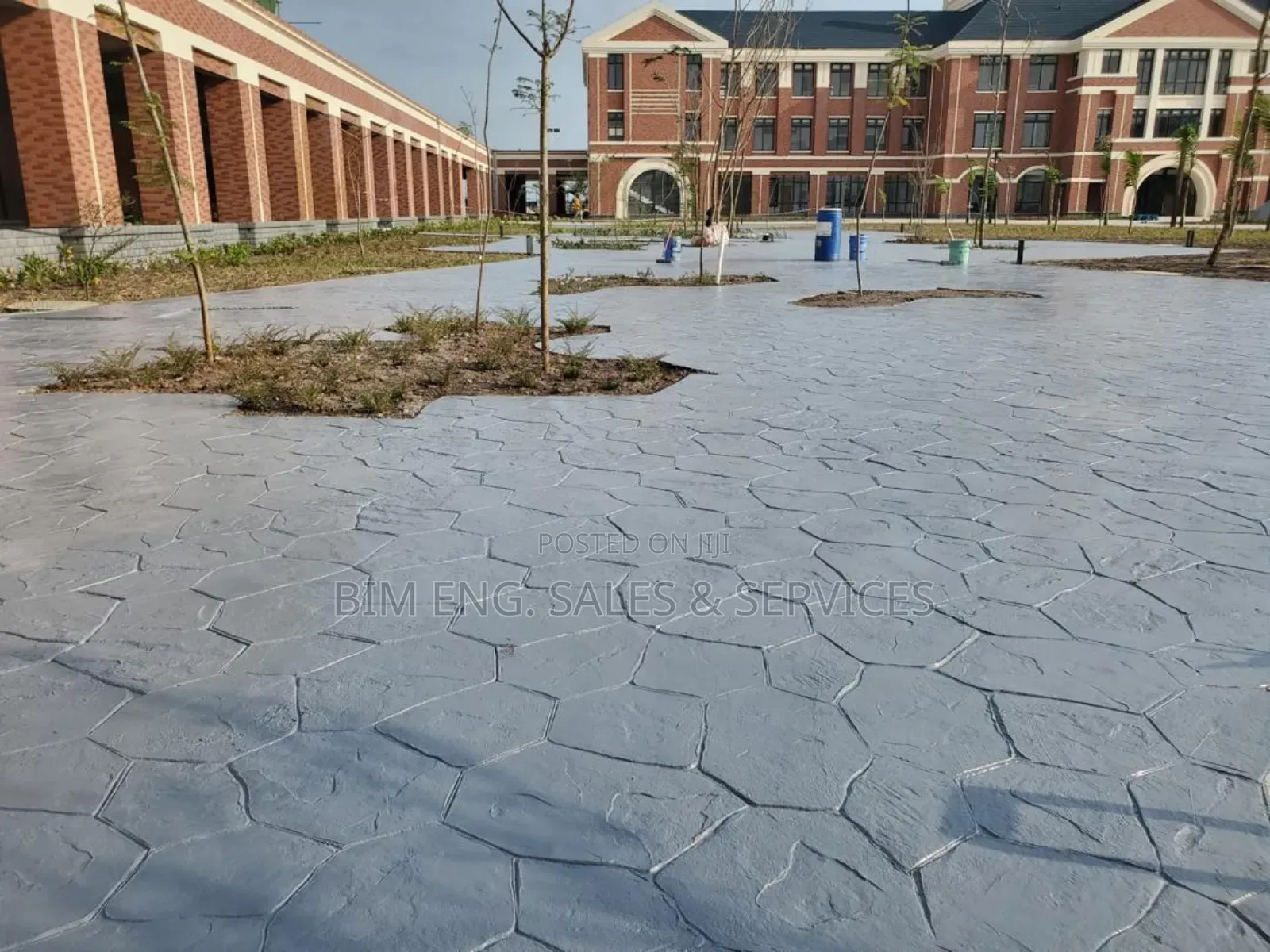 Stamped Concrete Floor