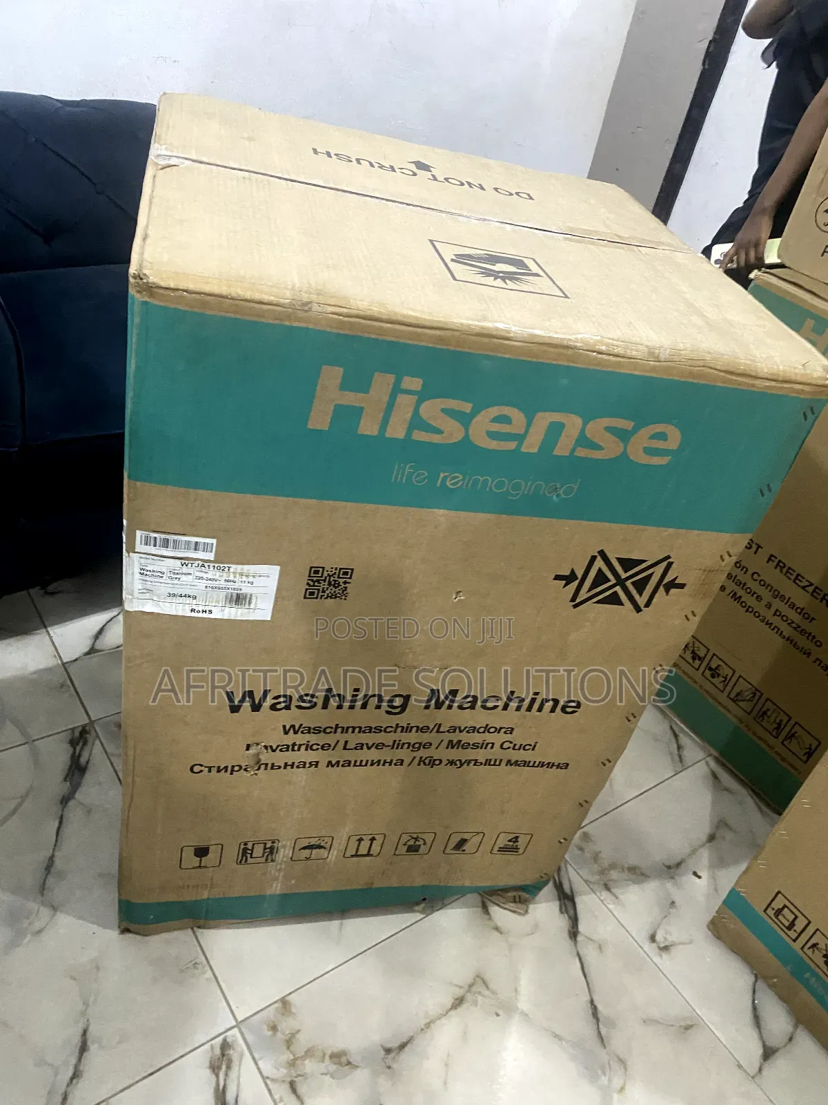 New Hisense 11kg WM1112T-WTJA Washing Machine