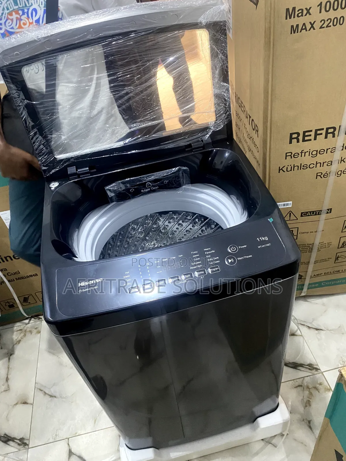 New Hisense 11kg WM1112T-WTJA Washing Machine