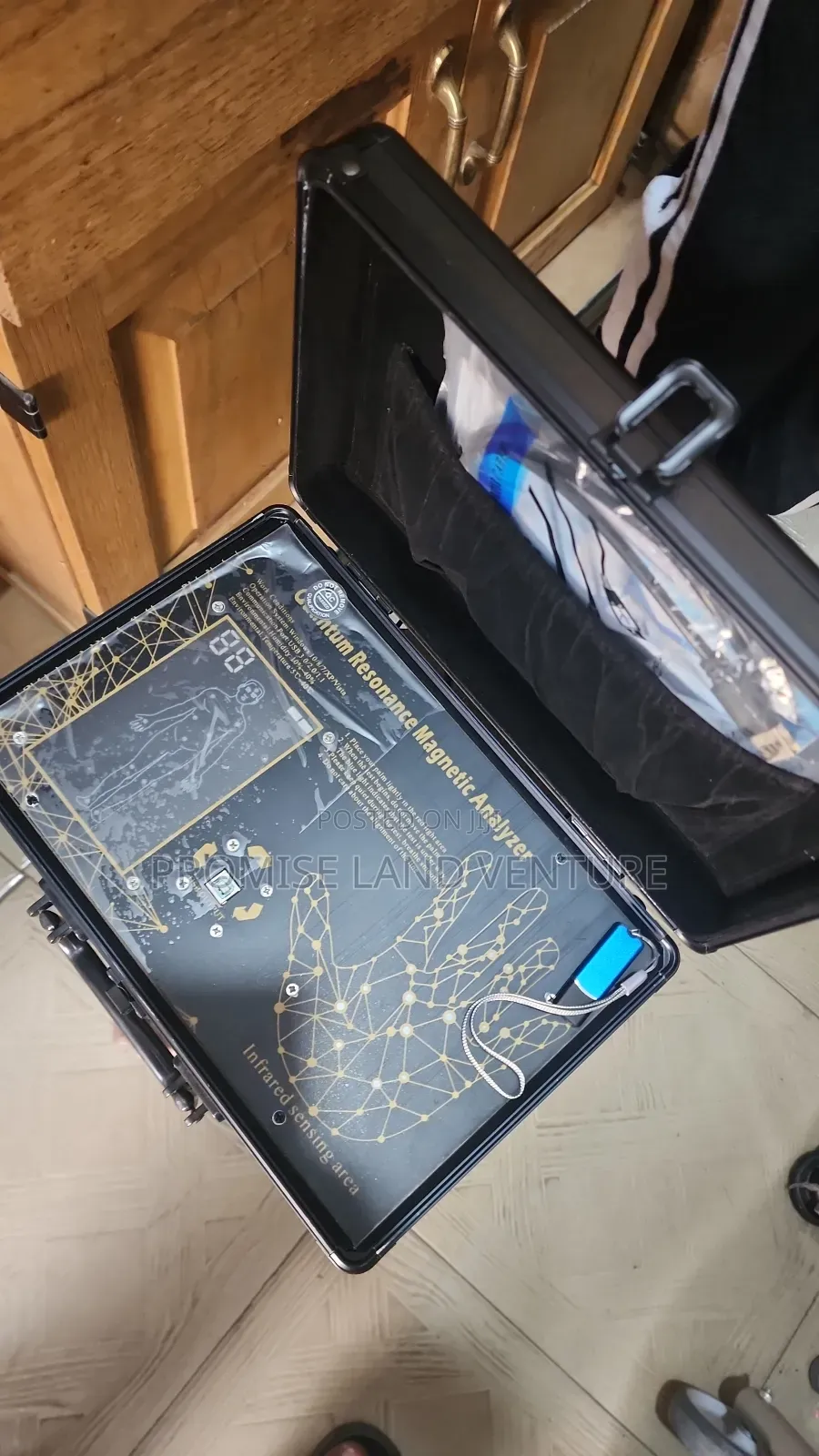 Quantum Machine Fingerprint Briefcase