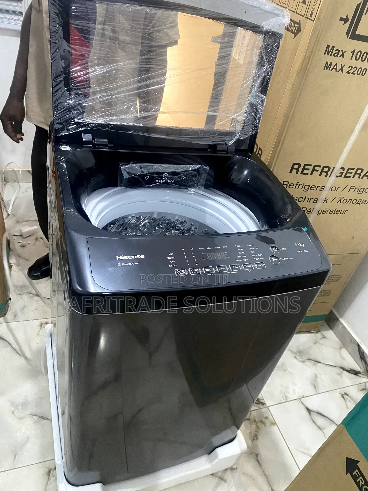 Durable Hisense 11kg WM1112T-WTJA Washing Machine
