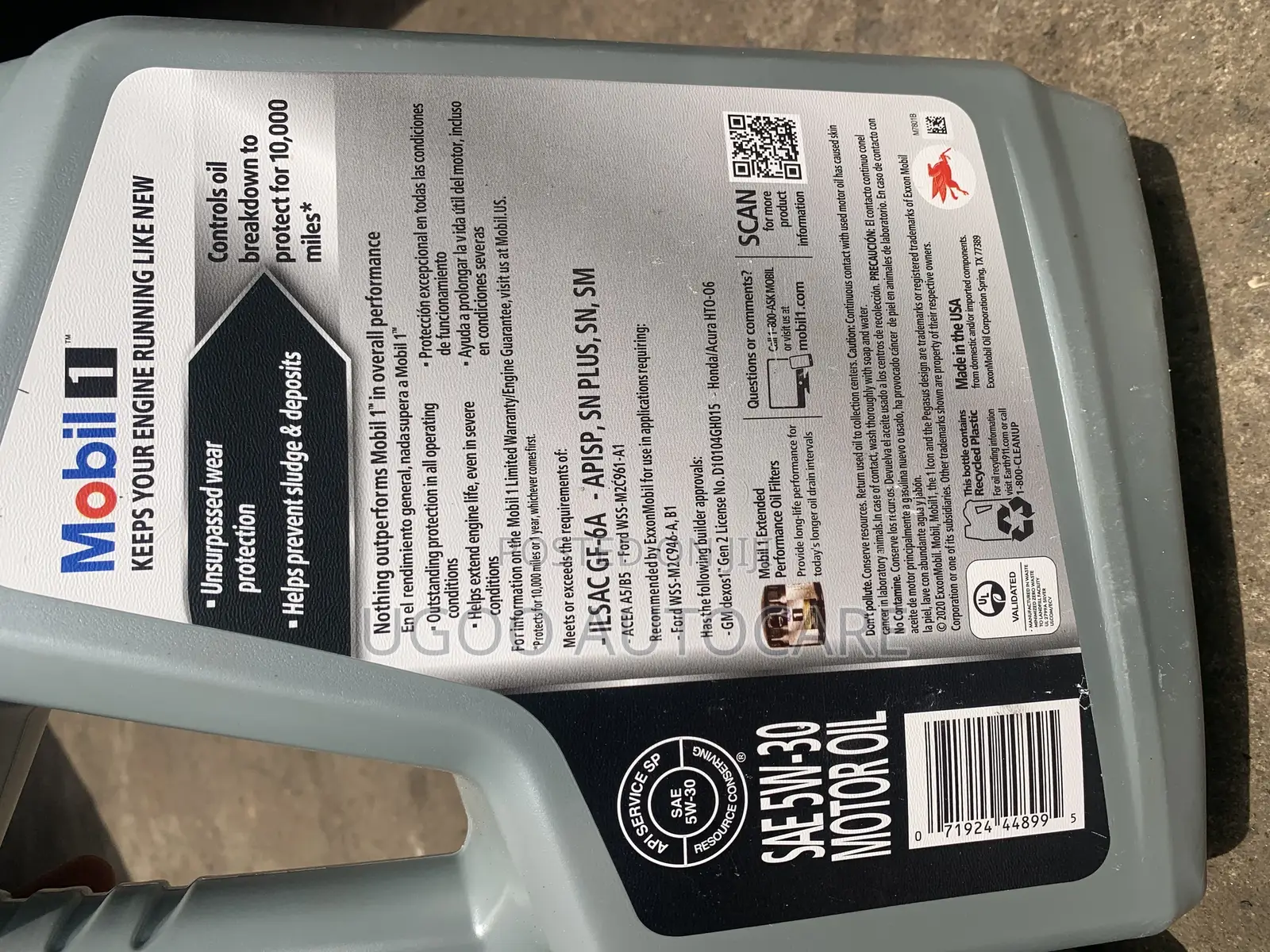 Engine Oil Mobile 1 Full Synthetic America