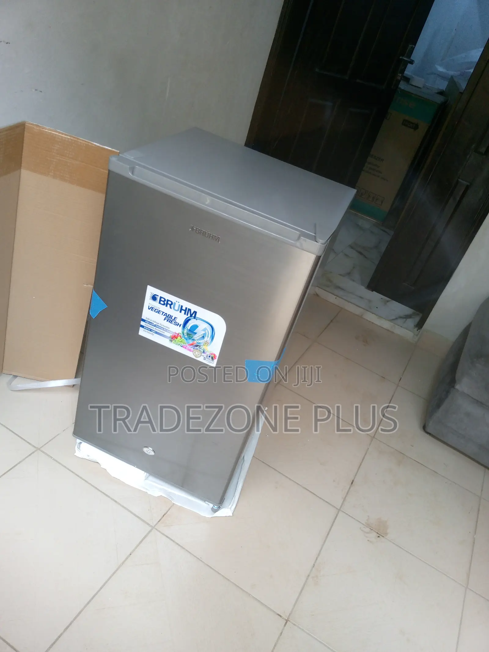 Super Cooling Single Door Refrigerator With Lock Bruhm 90lrt