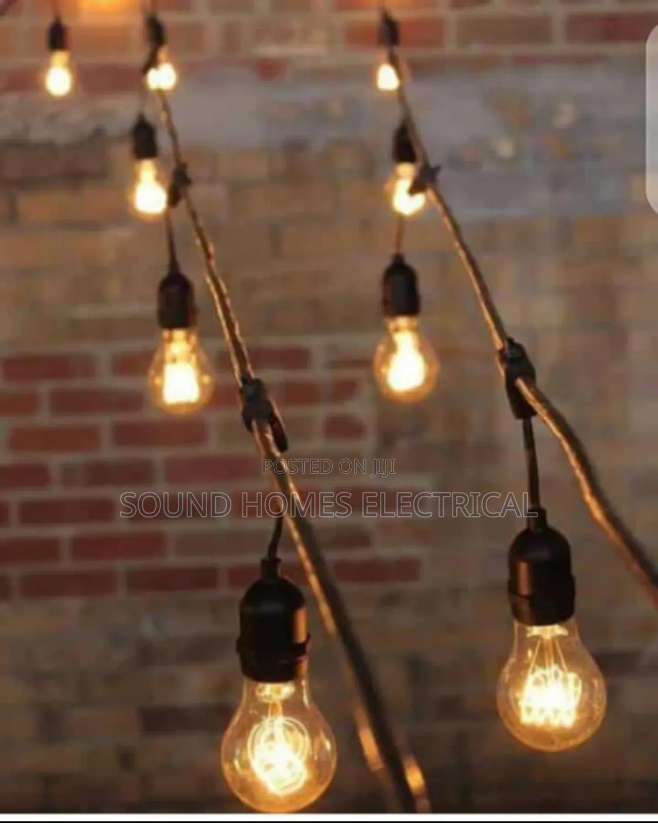 10 Meters by 20 Lampholders String Lights