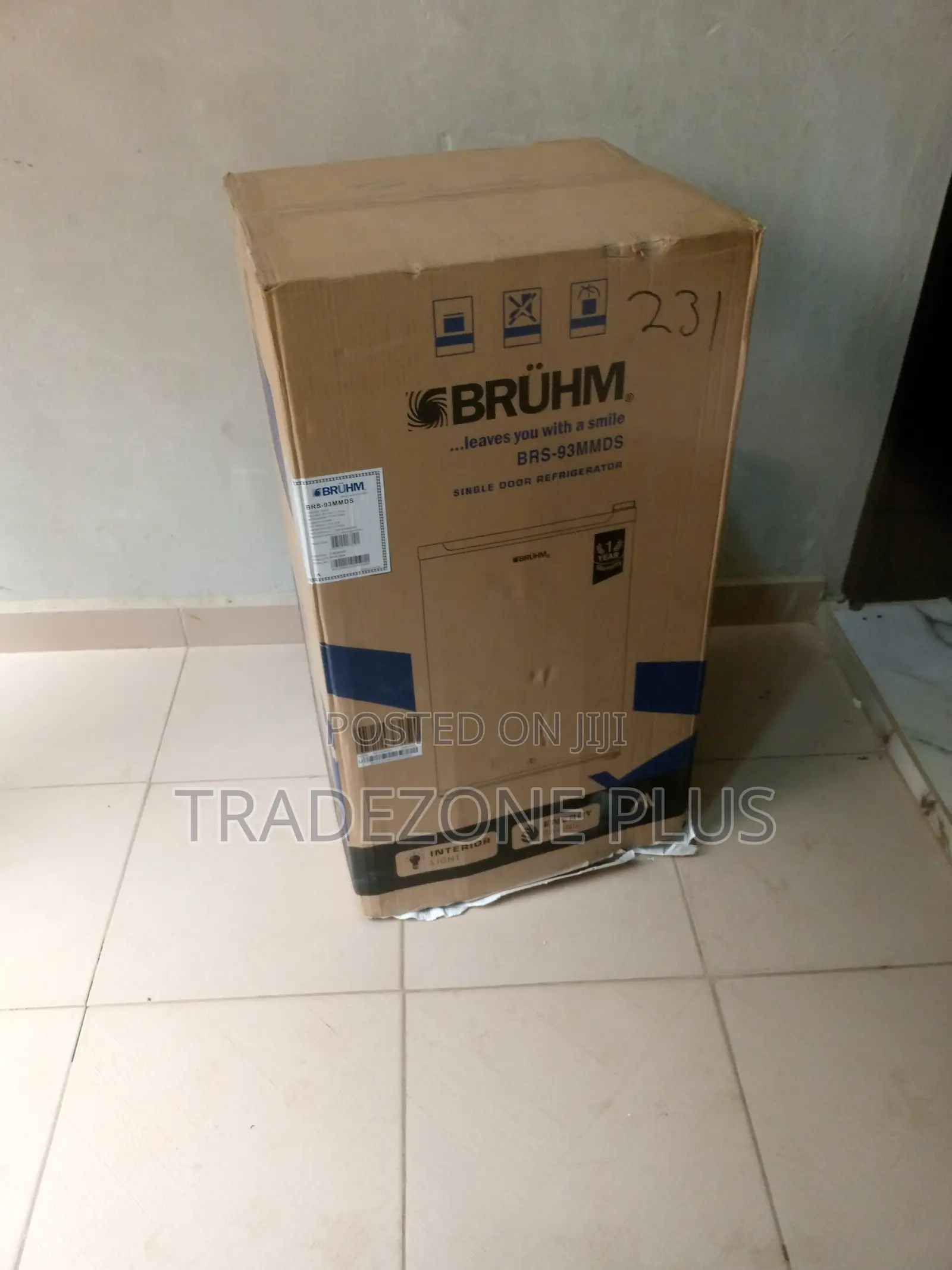 Best Choice Bruhm Single Door 9oltrs Refrigerator BRS-93mmds