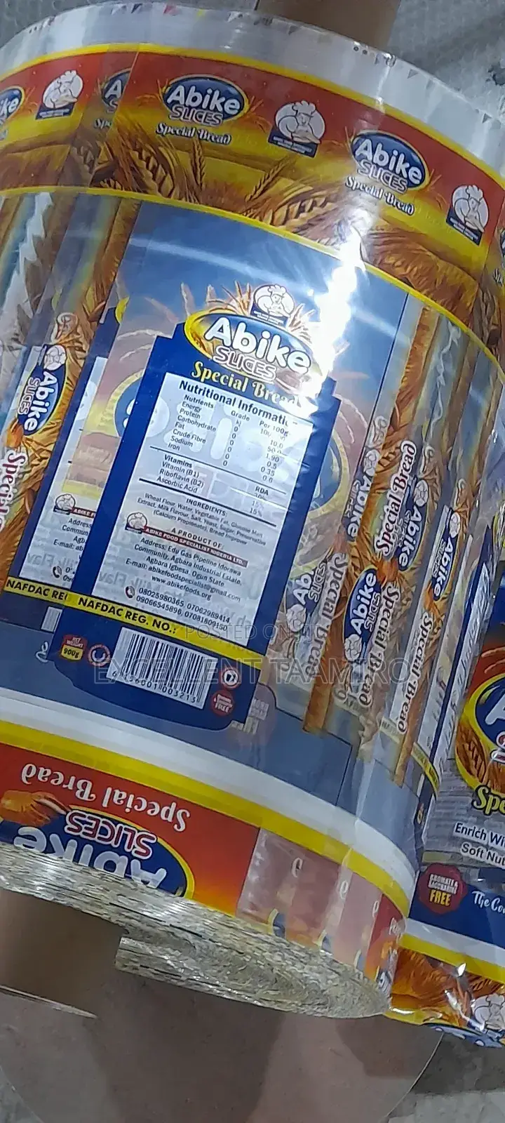 Bread Nylon Printing Cylinder and Stereo