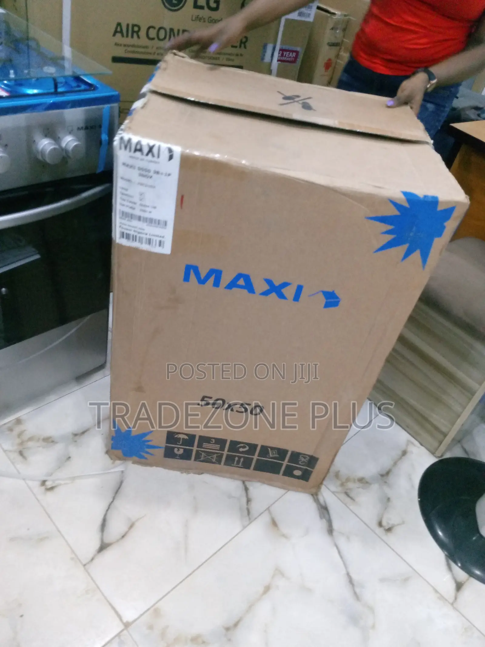 Maxi 50X50 3P+1P INOX Gas Cooker + Eletric Burner