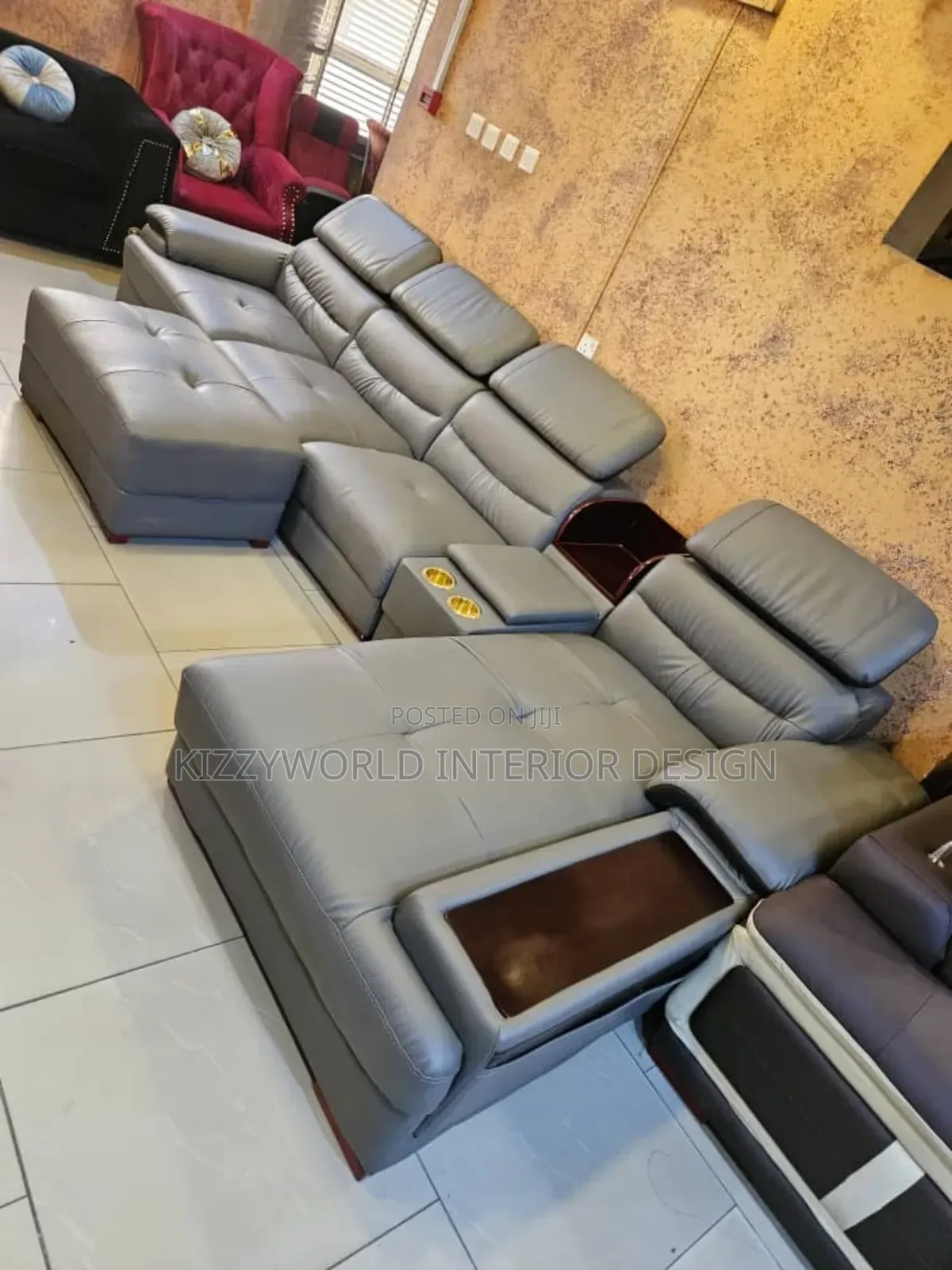 L Shape Sofa Chair .