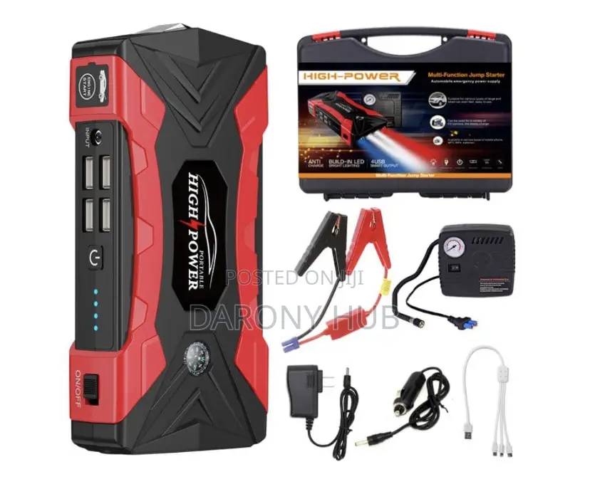 PORTABLE Jump Starter MULTIFUNCTION Kit