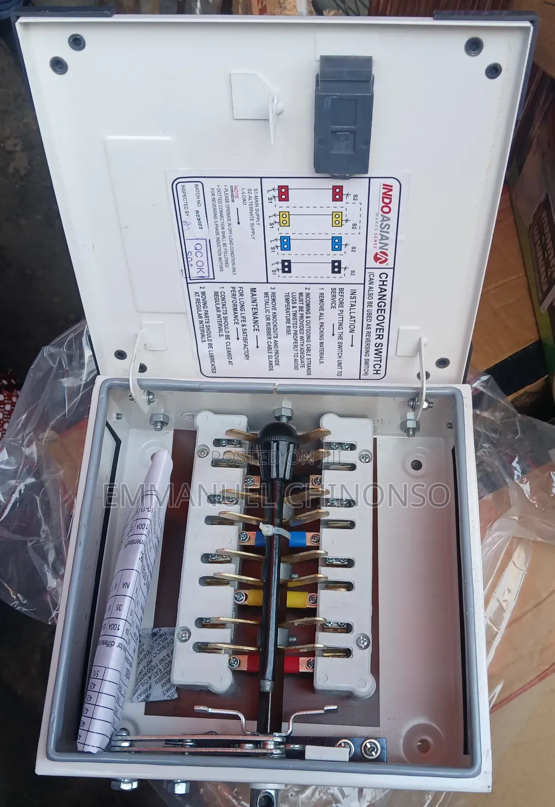 32a Indoasia Changeover Switch