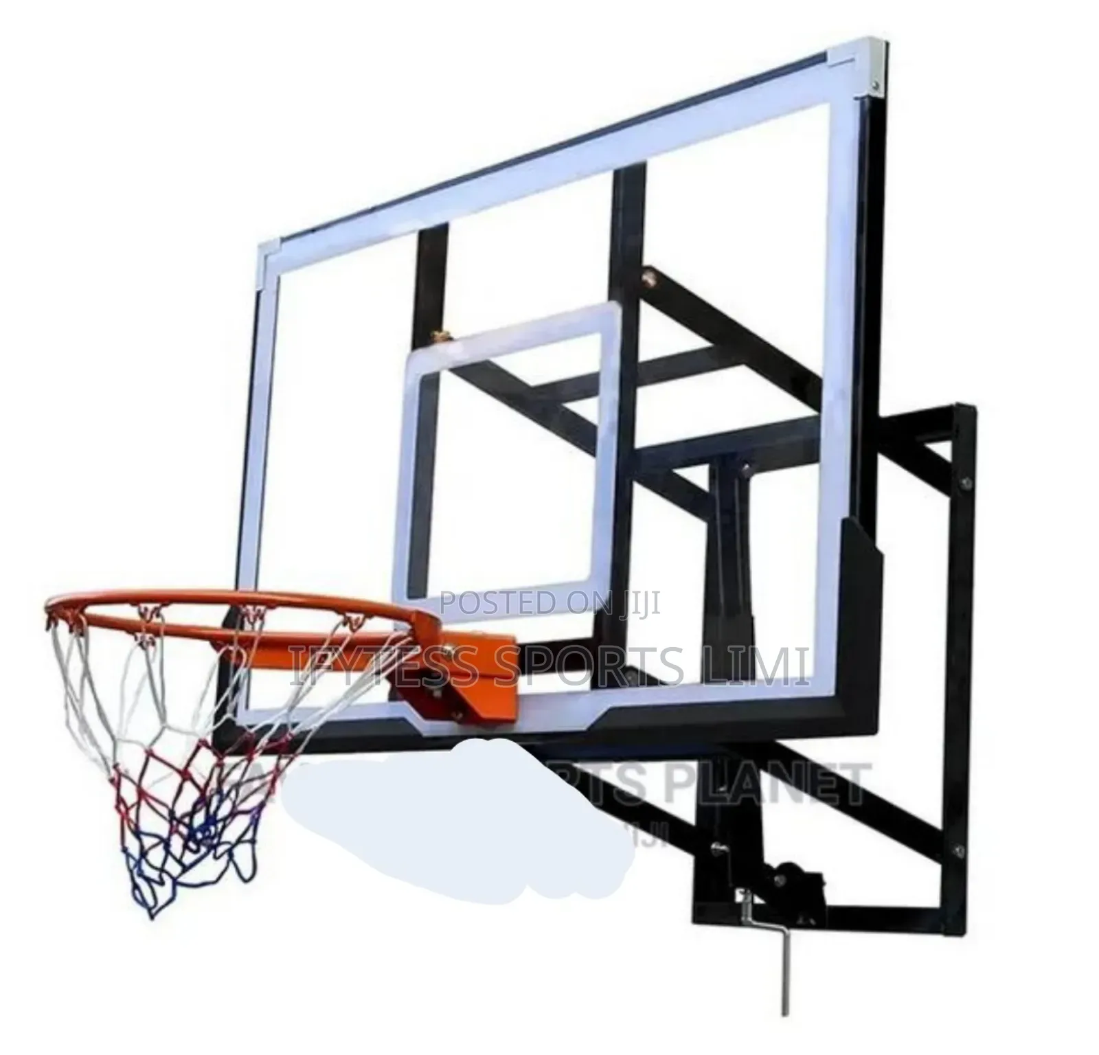 Standard Basketball Upright Board With Rim