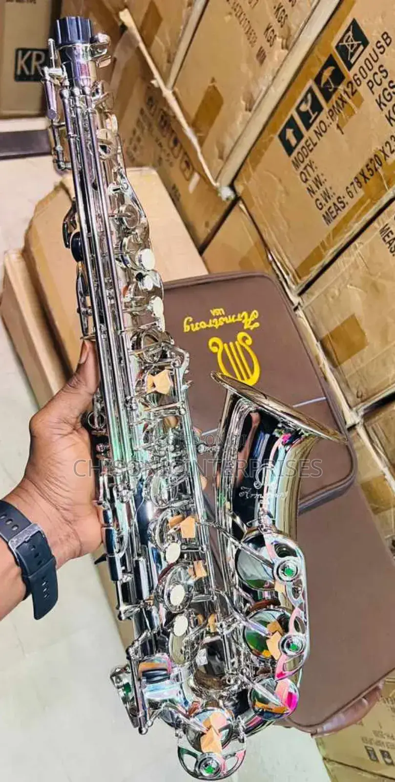 Armstrong Silver Saxophone