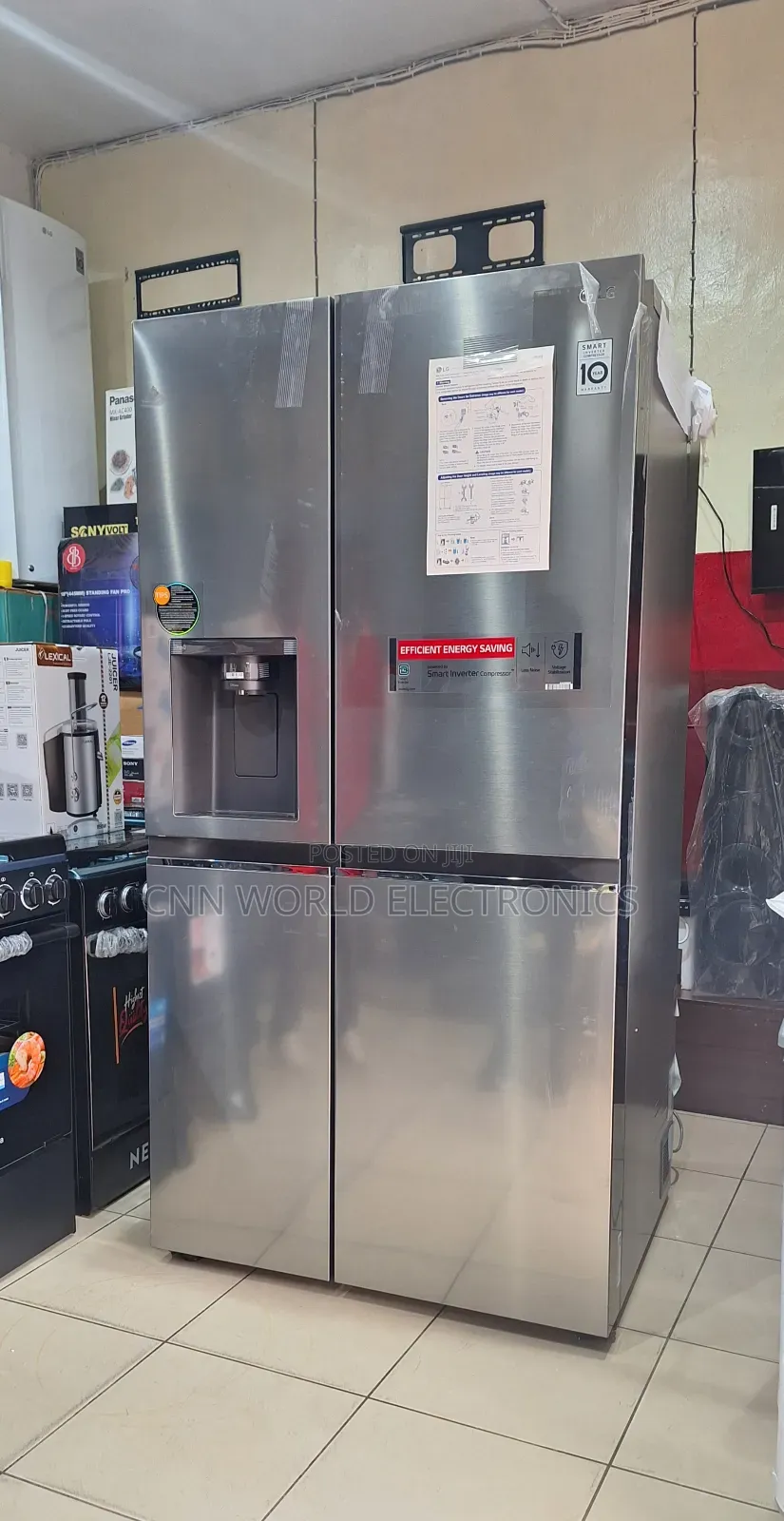 Lg 674l Smart Inverter Side By Side Fridge Dispenser Ice