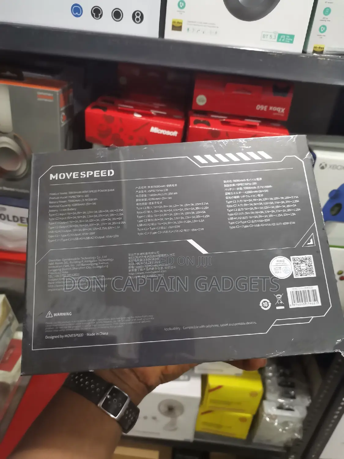 Power Bank 100W 70000mah 270 Pro Energy Cube SPEED MOVE