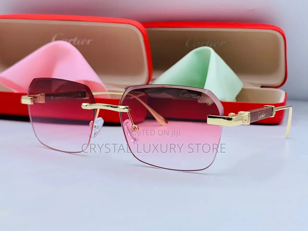 Cartier Quality Luxury Unisex Glasses