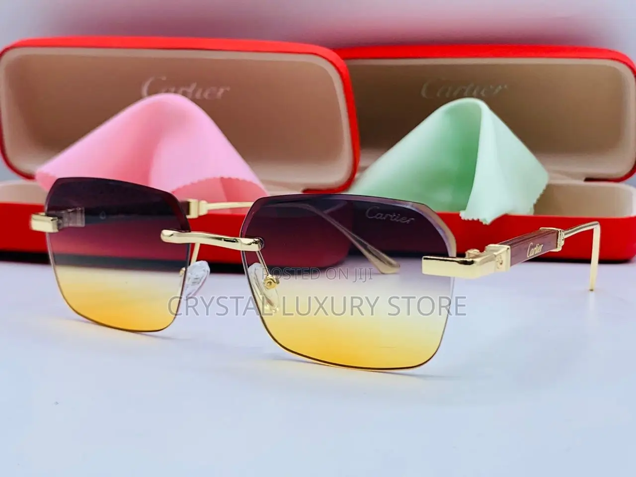Cartier Quality Luxury Unisex Glasses