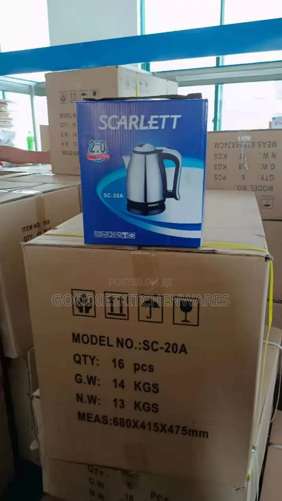Scarlett Electric Kettle 2 Liter