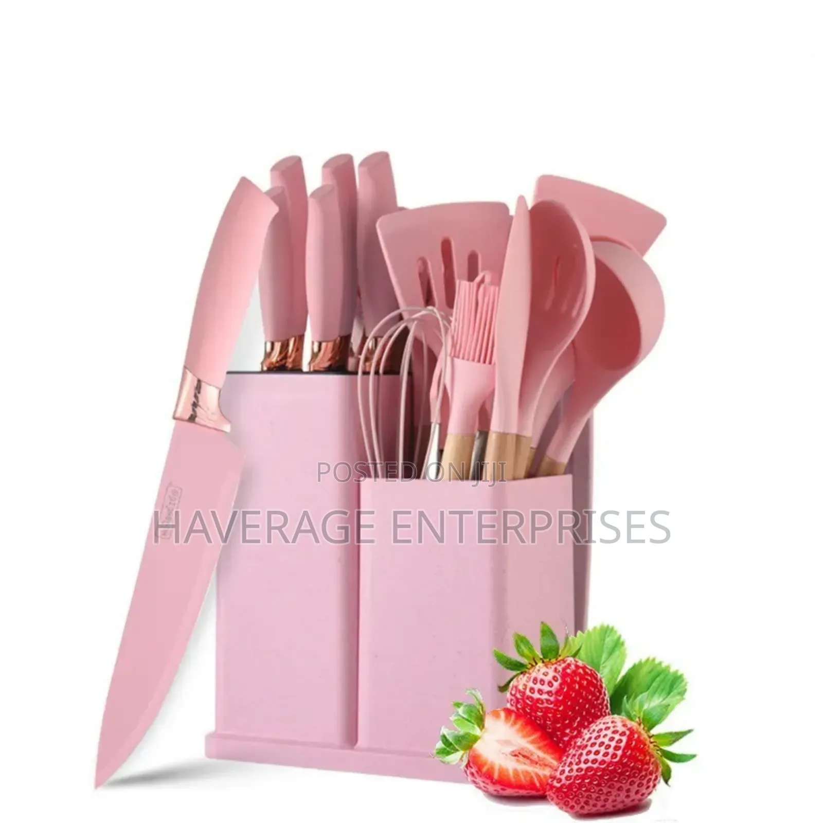 19pcs Set of Silica Gel Kitchen Utensils