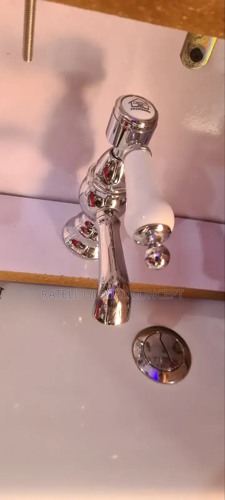 Sweethome Antique Design Basin Tap