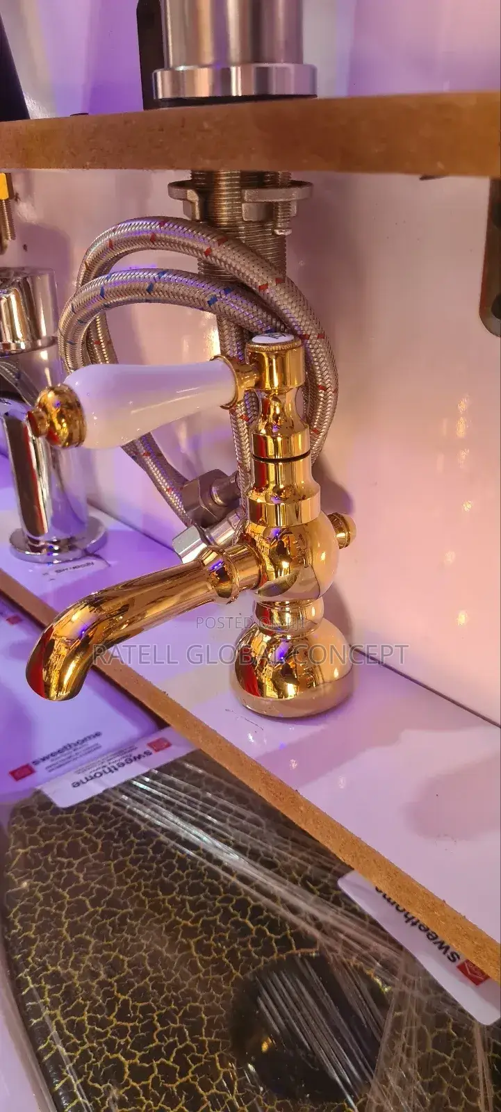 Sweethome Antique Design Basin Tap