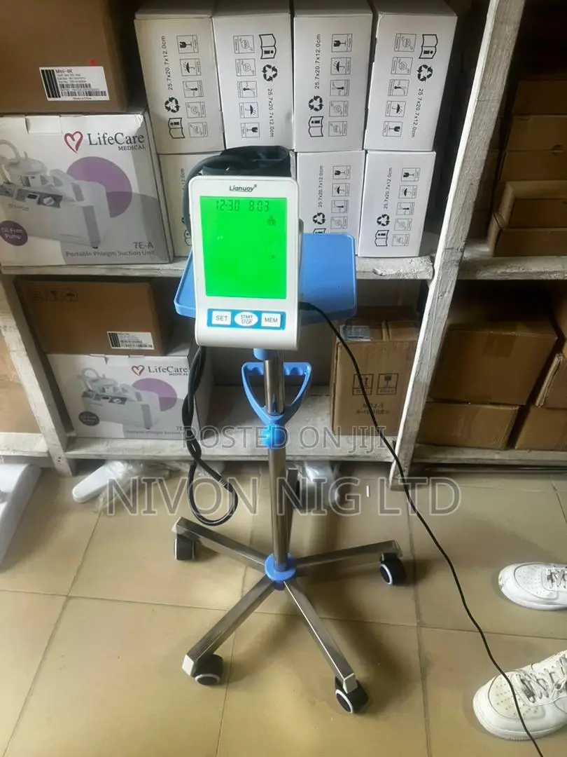 Digital Blood Pressure Monitor on Trolley