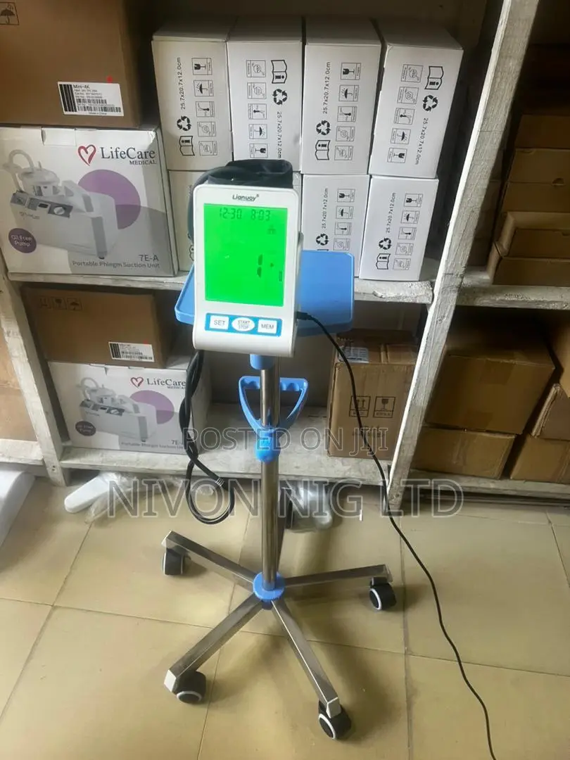 Digital Blood Pressure Monitor on Trolley