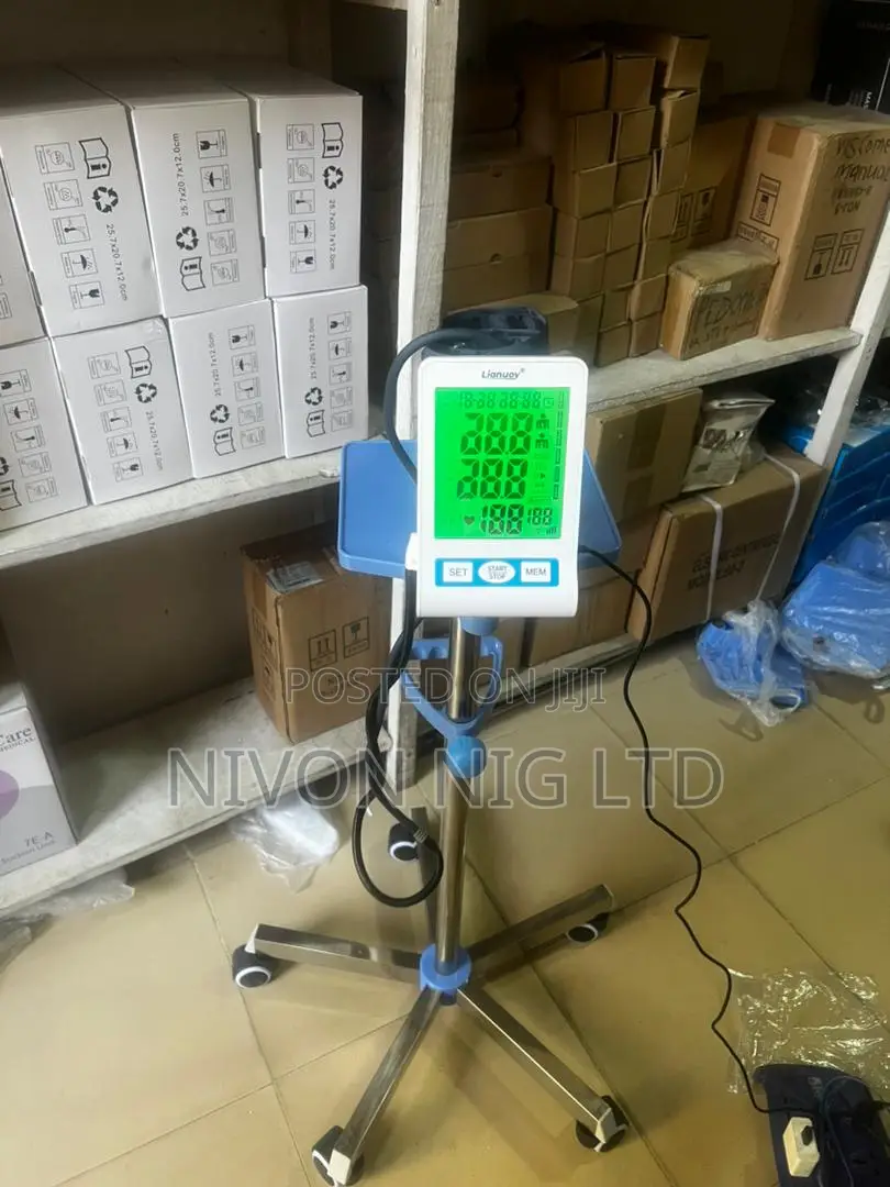 Digital Blood Pressure Monitor on Trolley