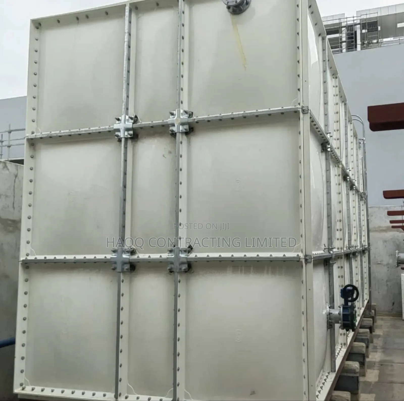 Fibreglass Water Storage Tank Construction