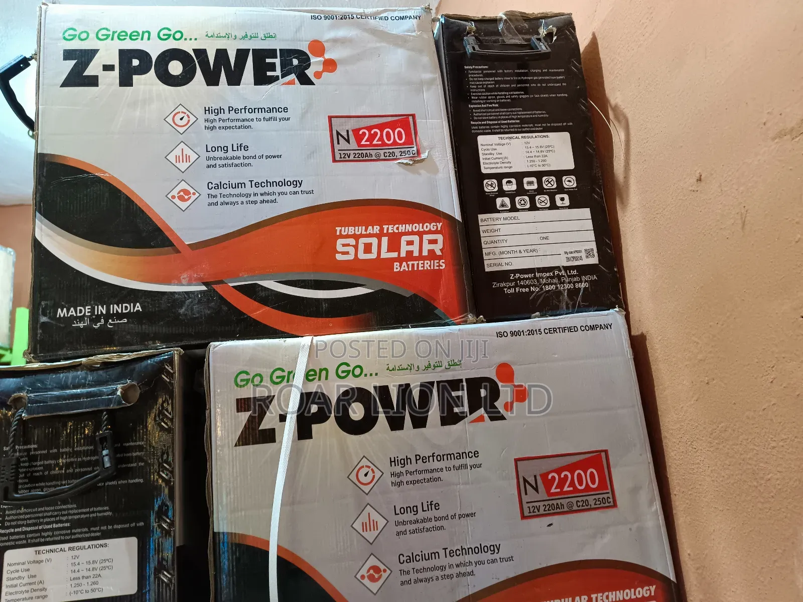 Z-Power 220ah Tubular Battery