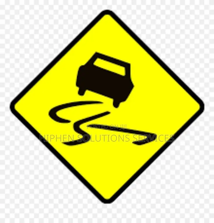 High Quality Slippery Road Sign
