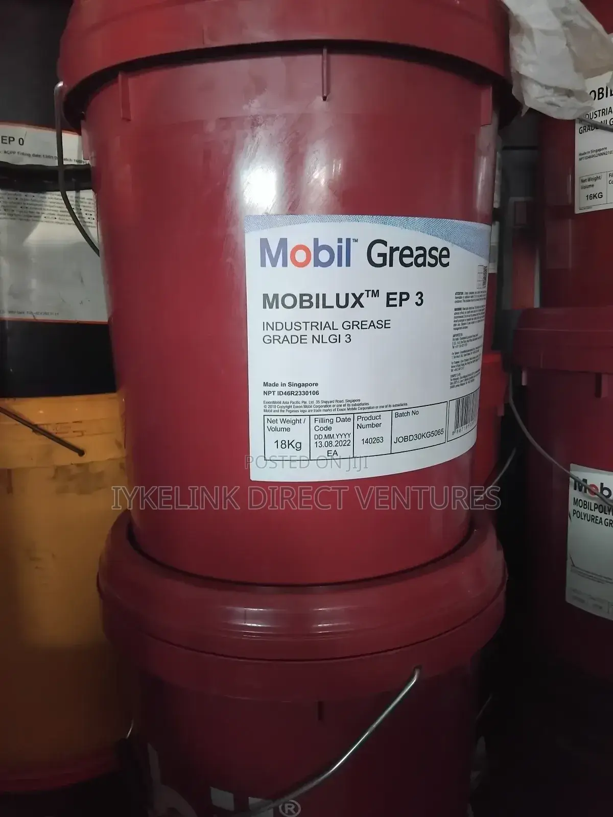 Mobil Grease Mobilux Tm Ep3 Industrial Grease