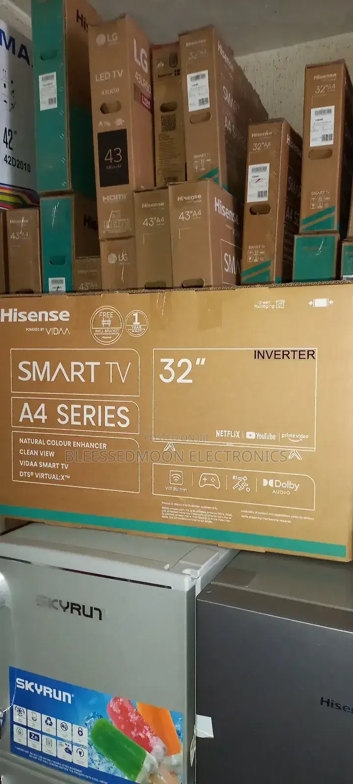 Hisense Inverter Smart Television Double Panels 32inches