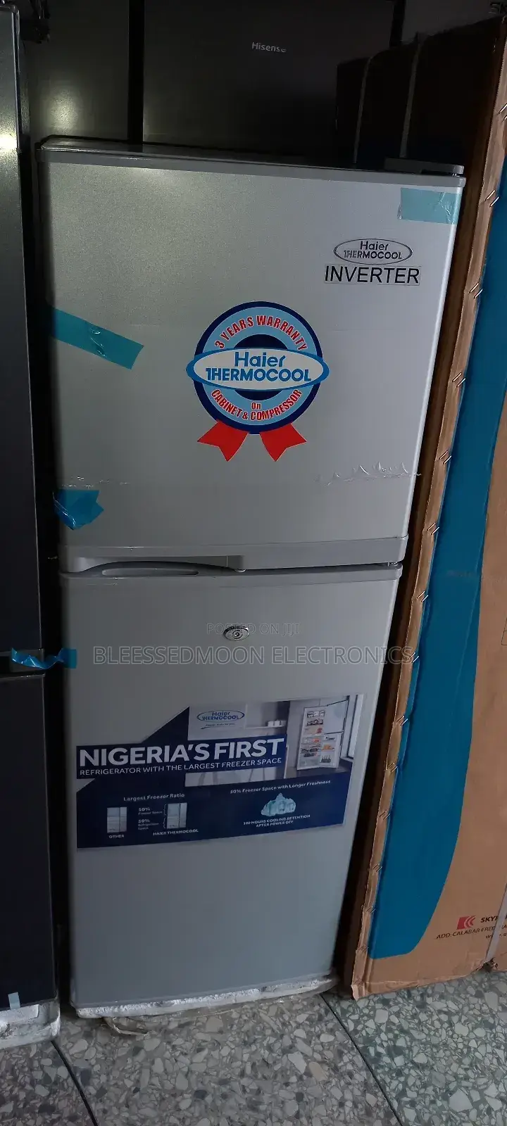 Haier Thermocool Inverter Standing Fridge 3 Years Warranty
